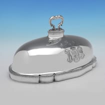 Antique Sterling Silver Meat Dish Cover - Paul Storr, hallmarked in 1807 London - George III - Thumbnail 3