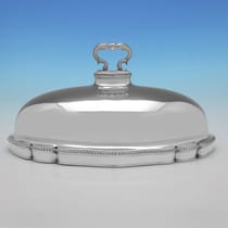 Antique Sterling Silver Meat Dish Cover - Paul Storr, hallmarked in 1807 London - George III - Thumbnail 5