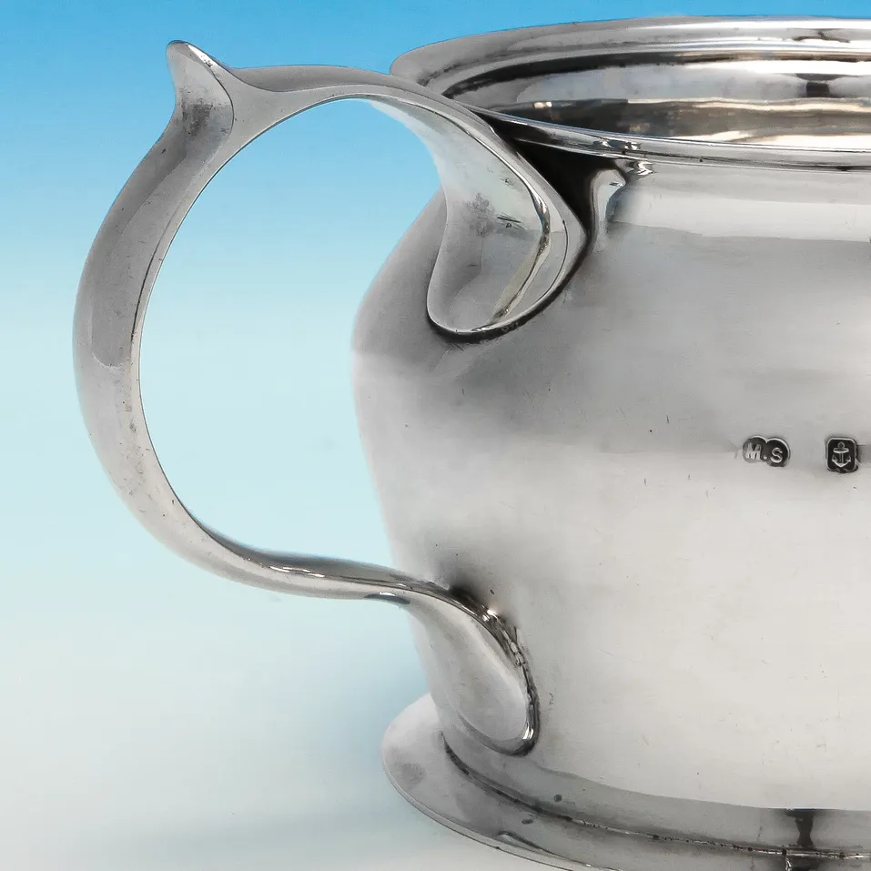 Antique Sterling Silver Arts & Crafts Milk Jug - Duchess Millicent Sutherland, hallmarked in 1911 Birmingham - George V - Image 2