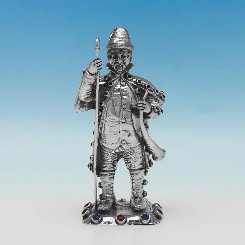 Antique Sterling Silver Model - Edwin Thompson Bryant, hallmarked in 1902 London - Edwardian - Image 1
