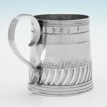 Antique Britannia Standard Silver Mug - John Porter, hallmarked in 1699 London - William III - Thumbnail 2