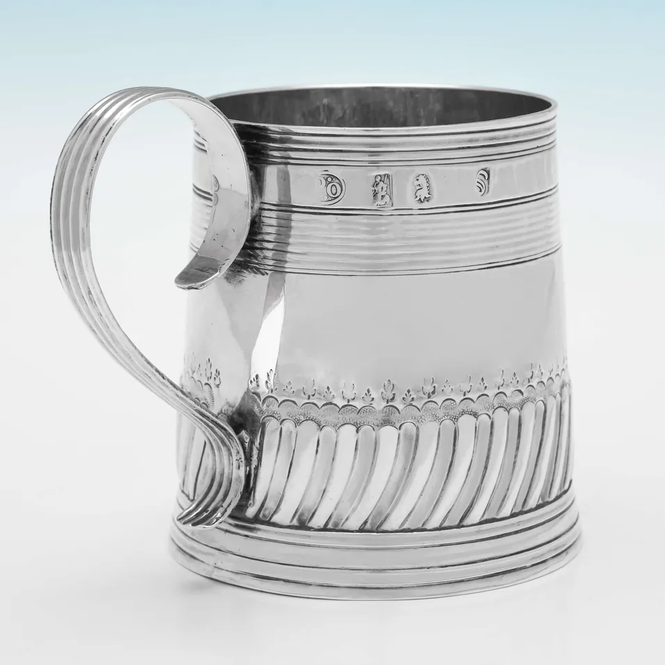 Antique Britannia Standard Silver Mug - John Porter, hallmarked in 1699 London - William III - Image 2