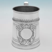 Antique Britannia Standard Silver Mug - Goldsmiths & Silversmiths Co., hallmarked in 1911 London - George V - Thumbnail 2