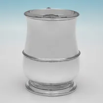 Sterling Silver Mug - William Hutton, hallmarked in 1927 Sheffield - George V - Thumbnail 2