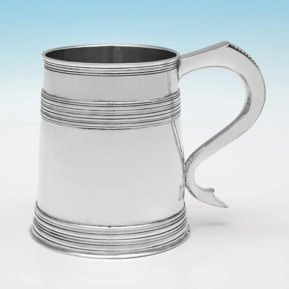 Antique Sterling Silver Mug - Arthur Sibley, hallmarked in 1901 London - Edwardian