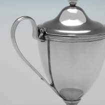 Antique Sterling Silver Mustard Pot - Abraham Peterson, hallmarked in 1790 London - George III - Thumbnail 5