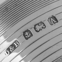 Sterling Silver Napkin Rings - Docker & Burn, hallmarked in 1925 Birmingham - George V - Thumbnail 5