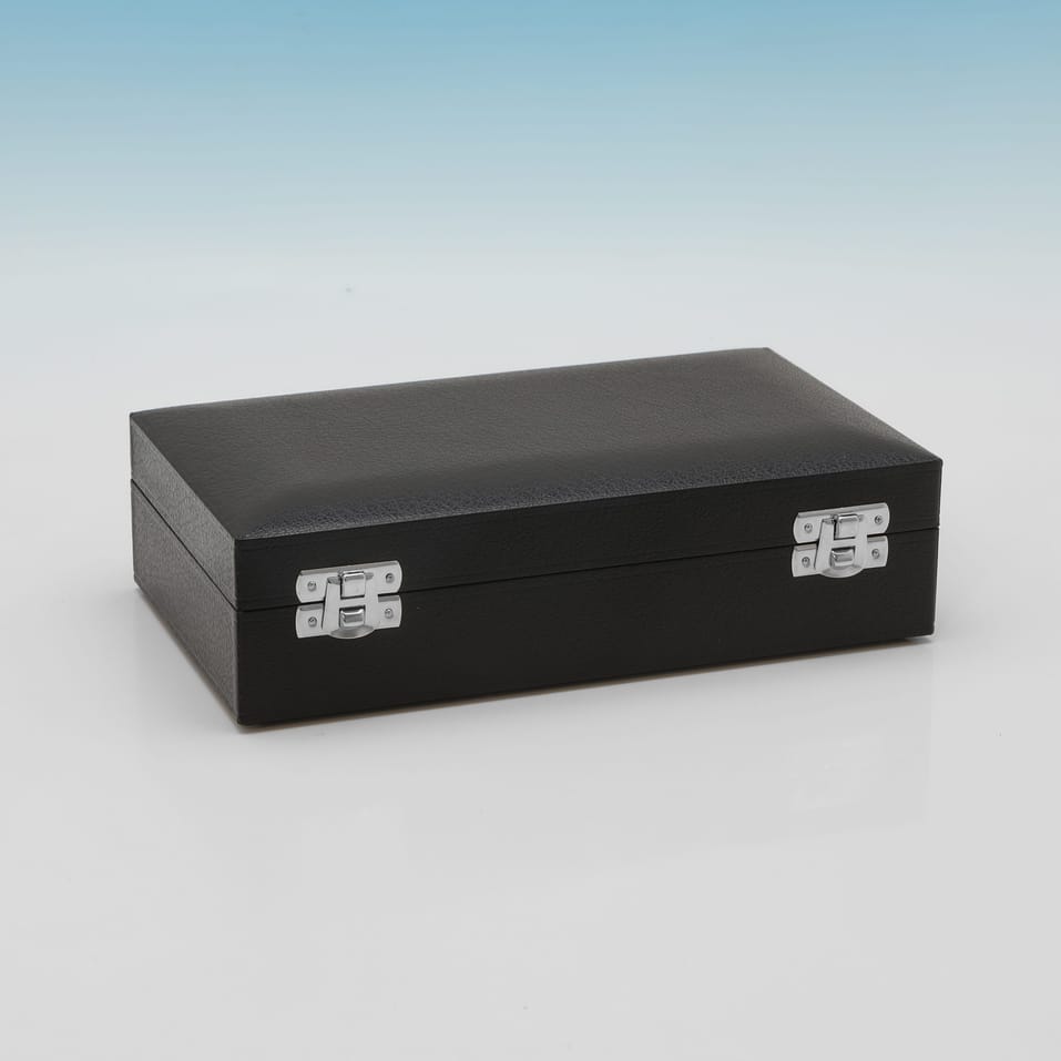 Sterling Silver Set of 12 Napkin Rings - C. J. Vander, hallmarked in 1999 Sheffield - Elizabeth II - Image 10