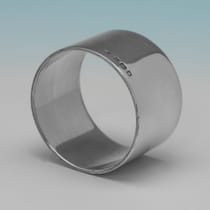Sterling Silver Napkin Rings - H. Phillips, hallmarked in 1926 London - George V - Thumbnail 4