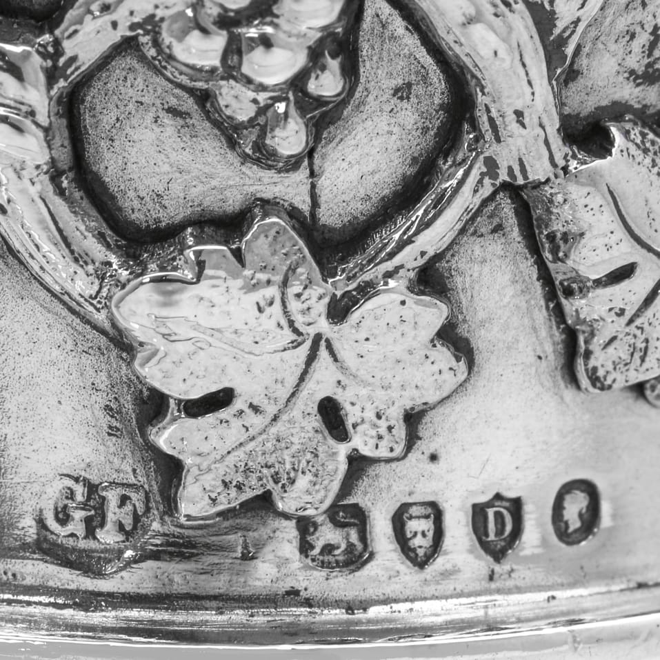 Antique Sterling Silver Pair of Napkin Rings - George Fox, hallmarked in 1879 London - Victorian - Image 4