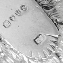 Antique Sterling Silver Set of Novelty Pepper Pots - Thomas Johnson II, hallmarked in 1882 London - Victorian - Thumbnail 6