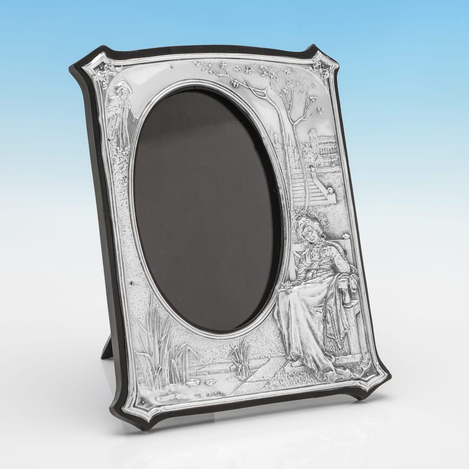 Antique Sterling Silver Photograph Frames - M. & C. Lister Ltd., hallmarked in 1906 Birmingham - Edwardian