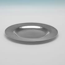 Antique Sterling Silver Set of 12 Plates - Francis Higgins, hallmarked in 1904 London - Edwardian - Thumbnail 3