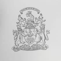 Sterling Silver Set of Dinner Plates & Side Plates - Garrard & Co. Ltd, hallmarked in 1975 Sheffield - Elizabeth II - Thumbnail 7