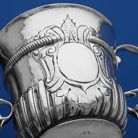 Antique Sterling Silver Porringer - William Spackman, hallmarked in 1719 London - George I - Image 3