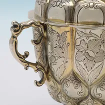 Antique Sterling Silver Porringer - Goldsmiths & Silversmiths Co., hallmarked in 1914 London - George V - Thumbnail 4