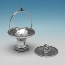 Antique Sterling Silver Potpourri Holders - Sharman D. Neill Ltd., hallmarked in 1910 Chester - George V - Thumbnail 2