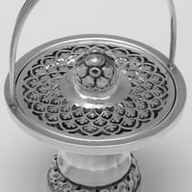 Antique Sterling Silver Potpourri Holders - Sharman D. Neill Ltd., hallmarked in 1910 Chester - George V - Thumbnail 3
