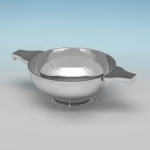 Sterling Silver Quaich - Richard Comyns, hallmarked in 1933 London - George V - Thumbnail 1