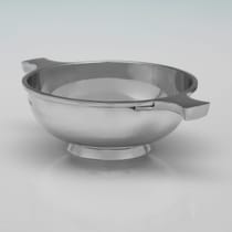Sterling Silver Quaich - L. A. Crichton, hallmarked in 1932 London - George V - Thumbnail 2