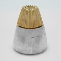 Sterling Silver Salt Shaker & Pepper Grinder - Christopher Lawrence, hallmarked in 1973 London - Elizabeth II - Thumbnail 3