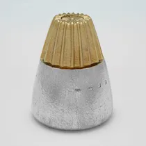 Sterling Silver Salt Shaker & Pepper Grinder - Christopher Lawrence, hallmarked in 1973 London - Elizabeth II - Thumbnail 3