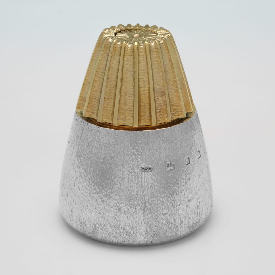 Sterling Silver Salt Shaker & Pepper Grinder - Christopher Lawrence, hallmarked in 1973 London - Elizabeth II - Image 3
