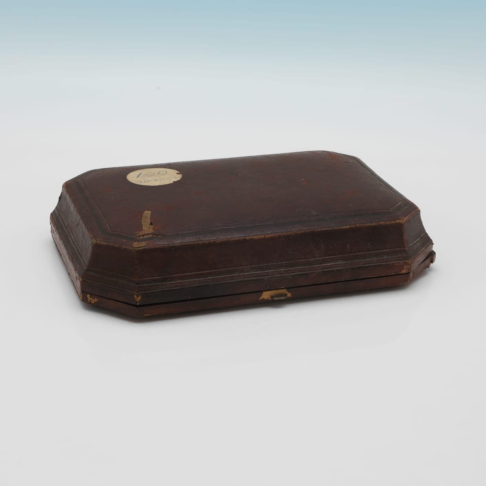 Antique Sterling Silver Salt Cellars - John Figg & George Adams, hallmarked in 1861 London - Victorian - Image 7