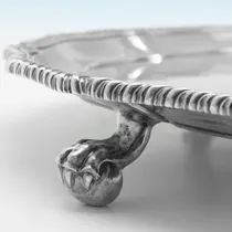 Antique Sterling Silver 24.5" Salver - Edward Ker Reid, hallmarked in 1874 London - Victorian - Thumbnail 4