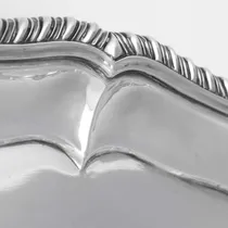 Antique Sterling Silver 24.5" Salver - Edward Ker Reid, hallmarked in 1874 London - Victorian - Thumbnail 5