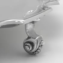 Sterling Silver Salver - S. J. Phillips, hallmarked in 1983 London - Elizabeth II - Thumbnail 4