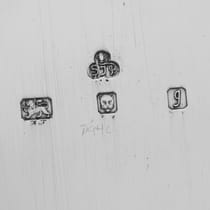 Sterling Silver Salver - S. J. Phillips, hallmarked in 1983 London - Elizabeth II - Thumbnail 5