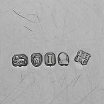 Antique Sterling Silver Pair of Salvers - Hannam & Crouch, hallmarked in 1804 London - George III - Thumbnail 7