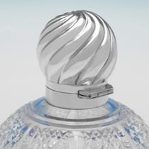 Antique Sterling Silver Scent Bottle - John Newton Mappin, hallmarked in 1887 London - Victorian - Thumbnail 6