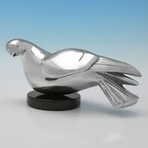 Sterling Silver Dove Sculpture - Morris Singer Foundry, hallmarked in 1999 London - Elizabeth II - Thumbnail 1