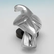 Sterling Silver Dove Sculpture - Morris Singer Foundry, hallmarked in 1999 London - Elizabeth II - Thumbnail 3