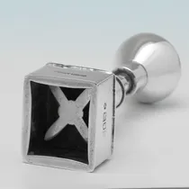 Antique Sterling Silver Seal Stamp - William Hornby, hallmarked in 1902 London - Edwardian - Thumbnail 2