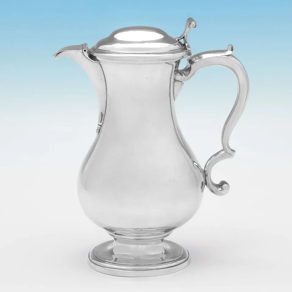 Antique Sterling Silver Shaving Jug - Paul Crespin, hallmarked in 1752 London - George II