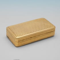 Antique Gold Snuff Box - George Longstaff, hallmarked in 1803 London - George III - Thumbnail 2