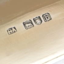 Antique Sterling Silver Snuff Box - Harris Adelstein, hallmarked in 1897 London - Victorian - Thumbnail 5