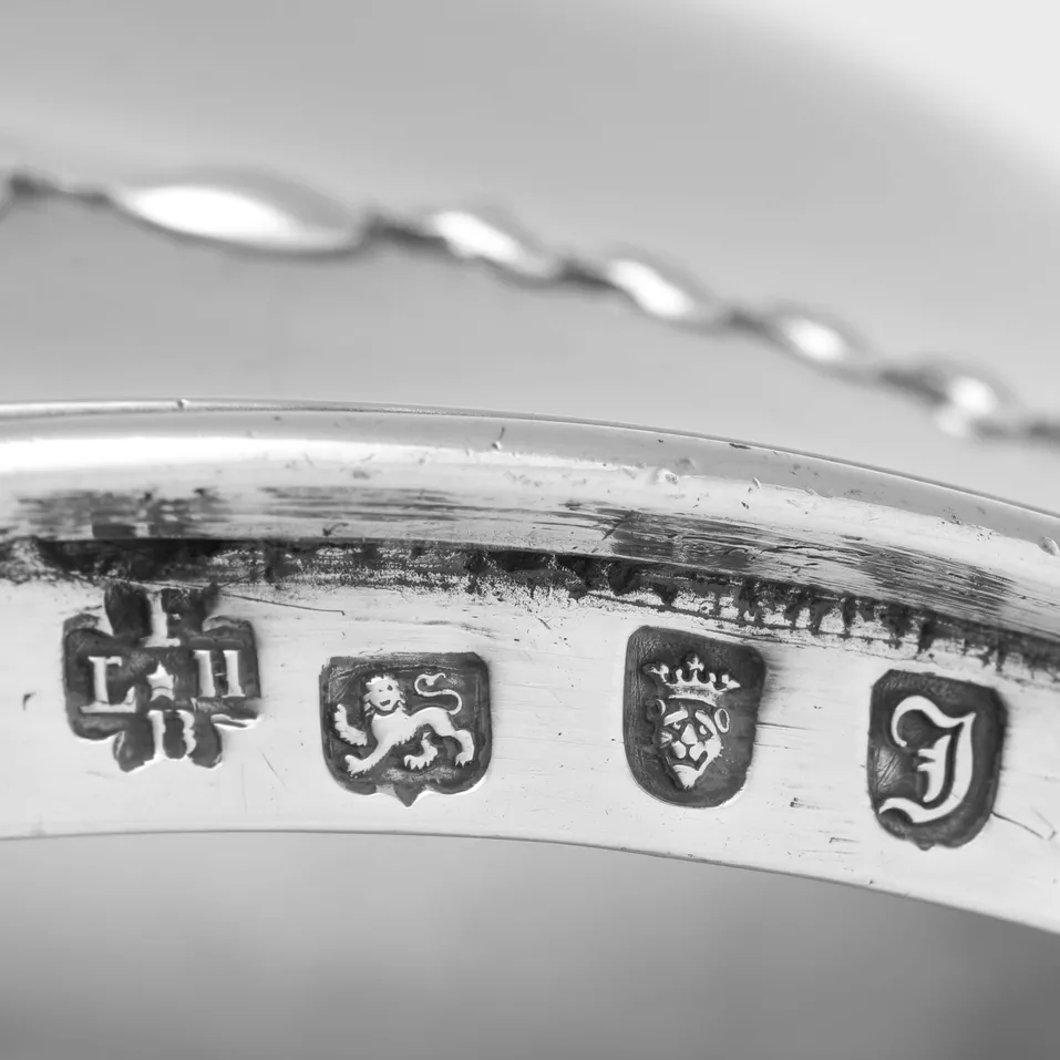 Antique Sterling Silver Soup tureen - Lewis Herne & Francis Butty, hallmarked in 1766 London - George III - Image 7