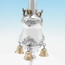 Sterling Silver Spice Box - hallmarked in 1930 London - George V - Thumbnail 3