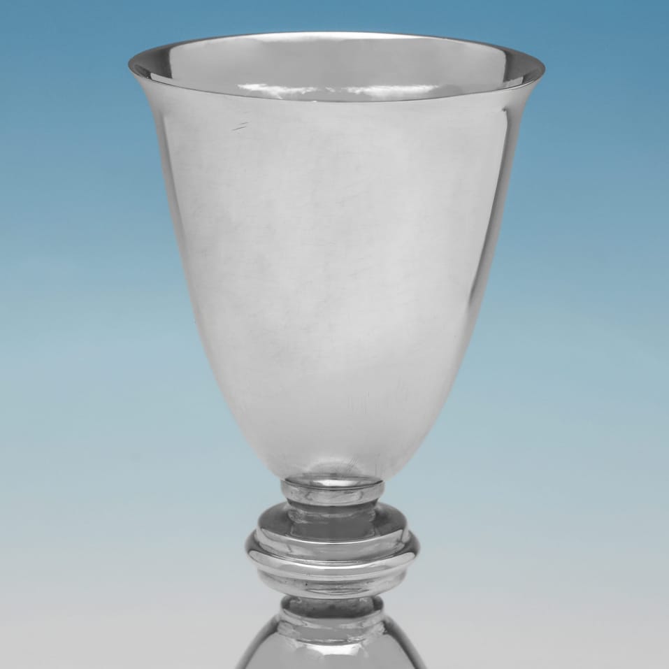 Sterling Silver Spirit Measure - J. B. Chatterley & Sons Ltd., hallmarked in 1972 Birmingham - Elizabeth II - Image 3