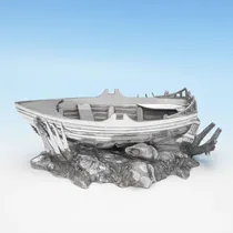 Antique Silver Plate Novelty 'Boat' Spoon Warmer - Thomas Wooley, made circa 1880 - Victorian - Thumbnail 2