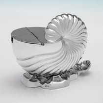 Antique Sterling Silver Spoon Warmer - Elkington & Co., hallmarked in 1894 Birmingham - Victorian - Thumbnail 1