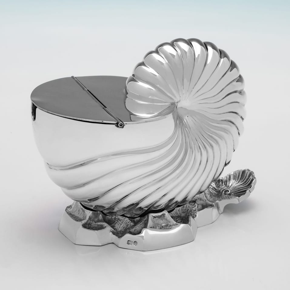 Antique Sterling Silver Spoon Warmer - Elkington & Co., hallmarked in 1894 Birmingham - Victorian - Image 1