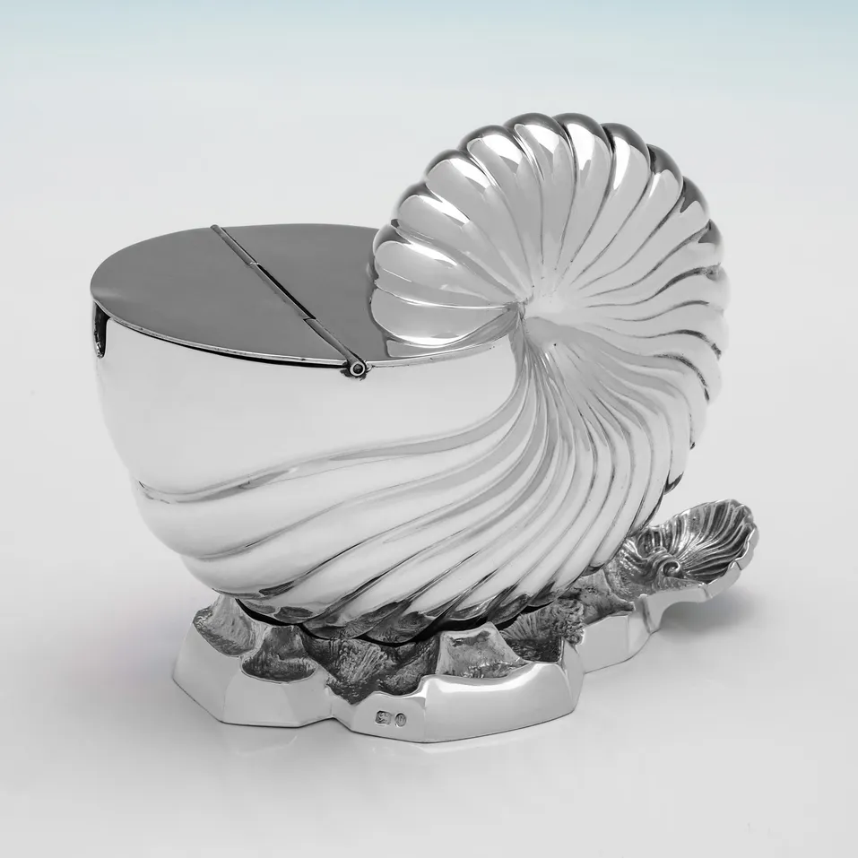 Antique Sterling Silver Spoon Warmer - Elkington & Co., hallmarked in 1894 Birmingham - Victorian
