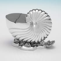 Antique Sterling Silver Spoon Warmer - Elkington & Co., hallmarked in 1894 Birmingham - Victorian - Thumbnail 2