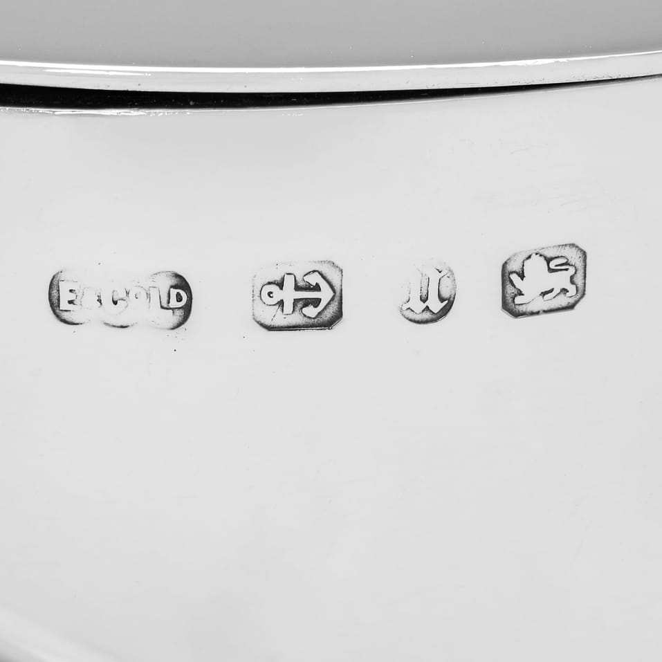 Antique Sterling Silver Spoon Warmer - Elkington & Co., hallmarked in 1894 Birmingham - Victorian - Image 6