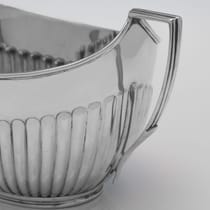Antique Sterling Silver Sugar Bowl - Edward Hutton, hallmarked in 1891 London - Victorian - Thumbnail 4
